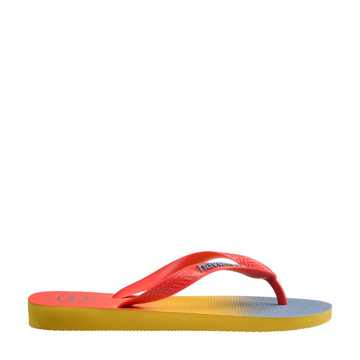 Women Gold Yellow Top Flip Flop main product photo
