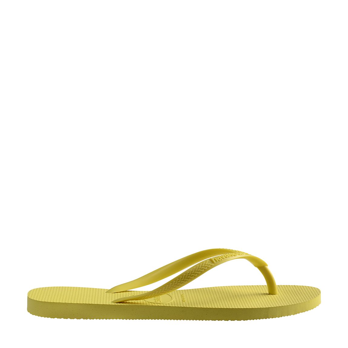Women Yellow Slim Flip Flop main product photo