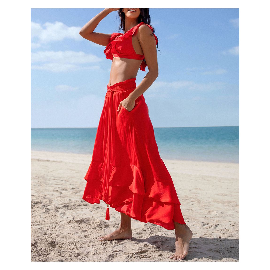 Red Kiki Skirt main product photo