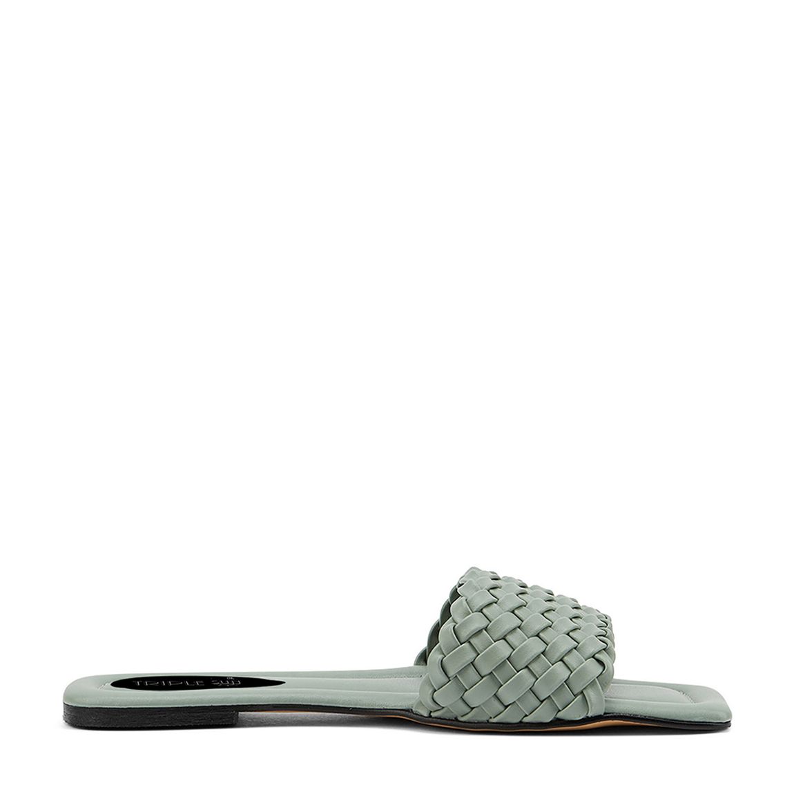 Mint Braided Band Flat Sandals main product photo