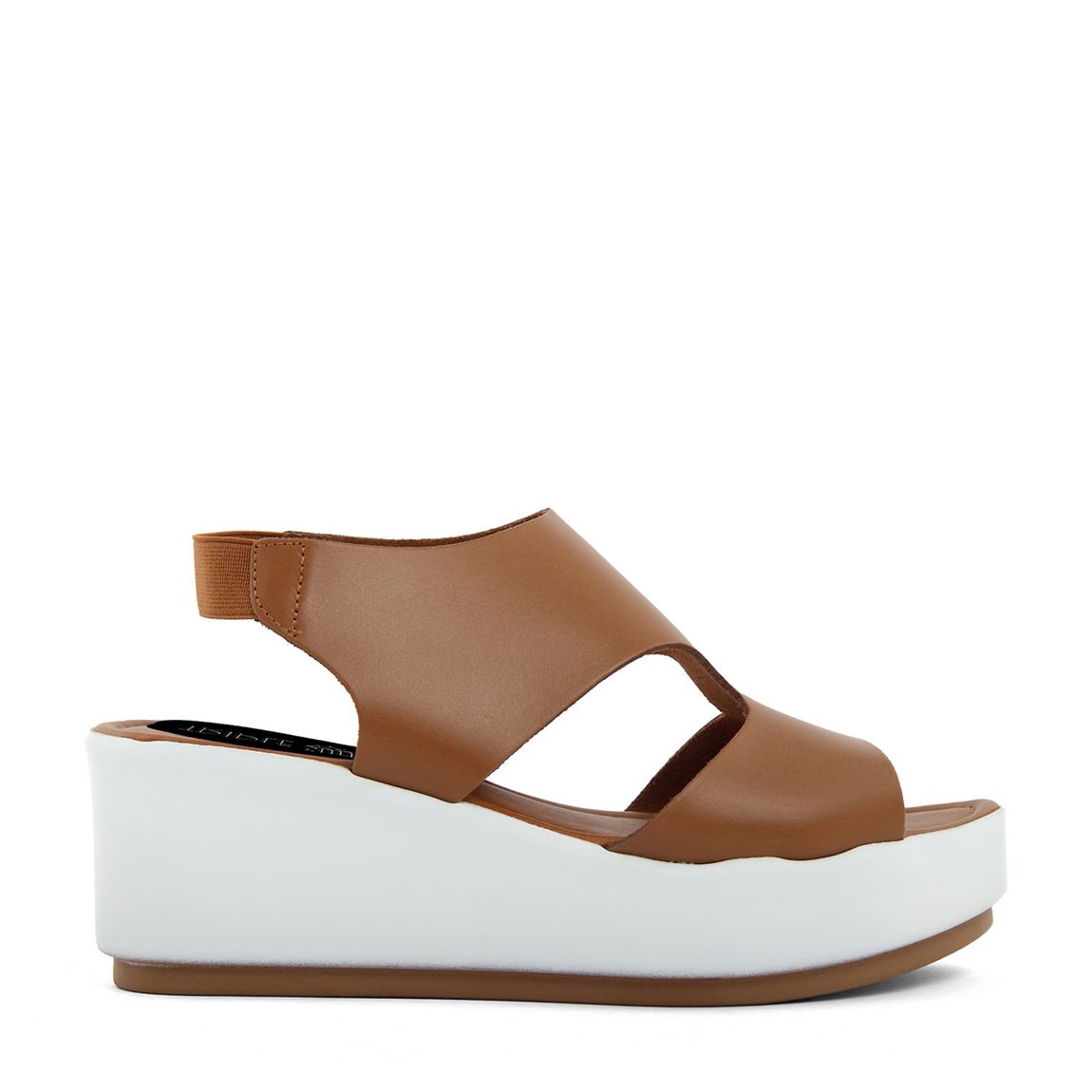 Brown Open Toe Platform Sandals main product photo