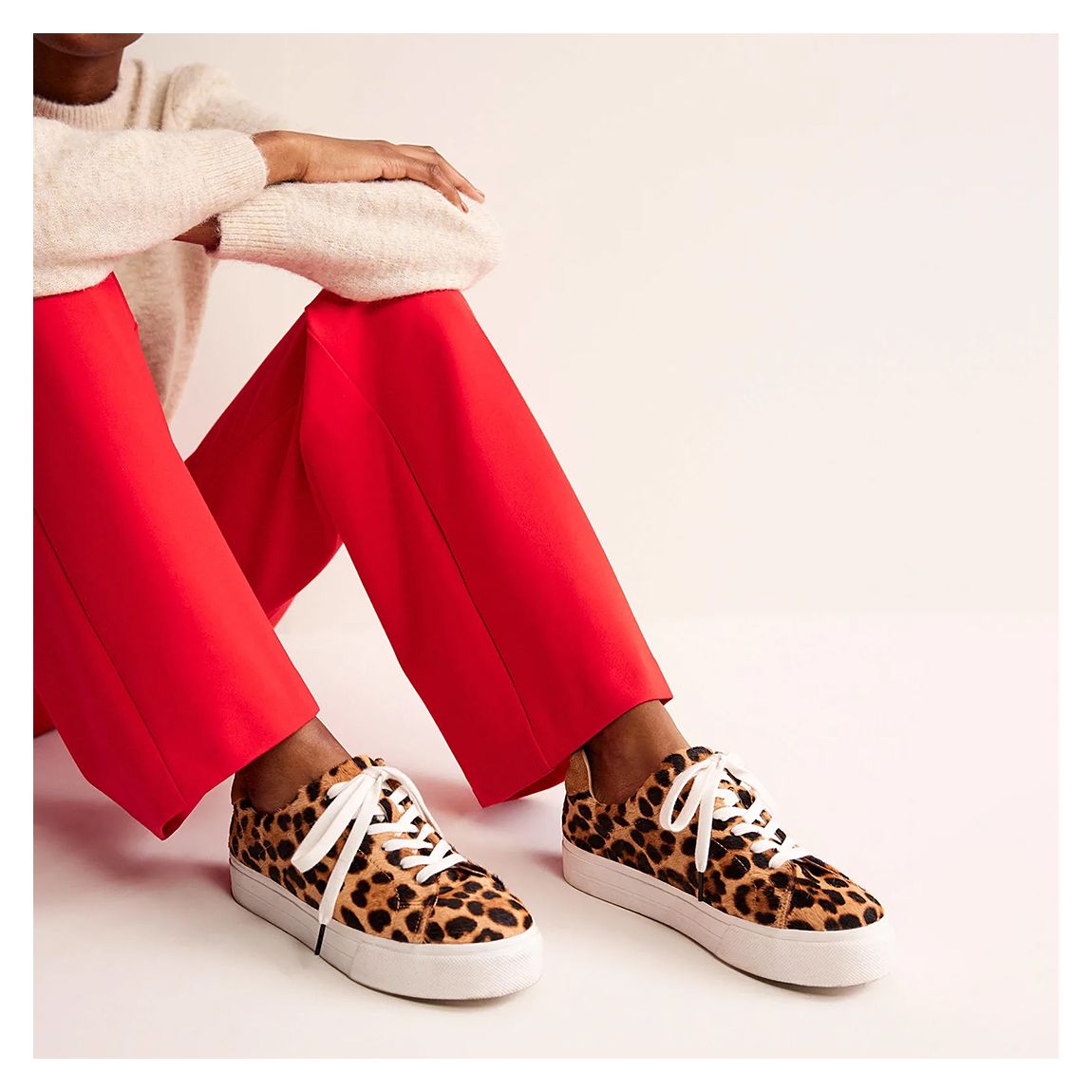 Leopard Flatform Trainers main product photo