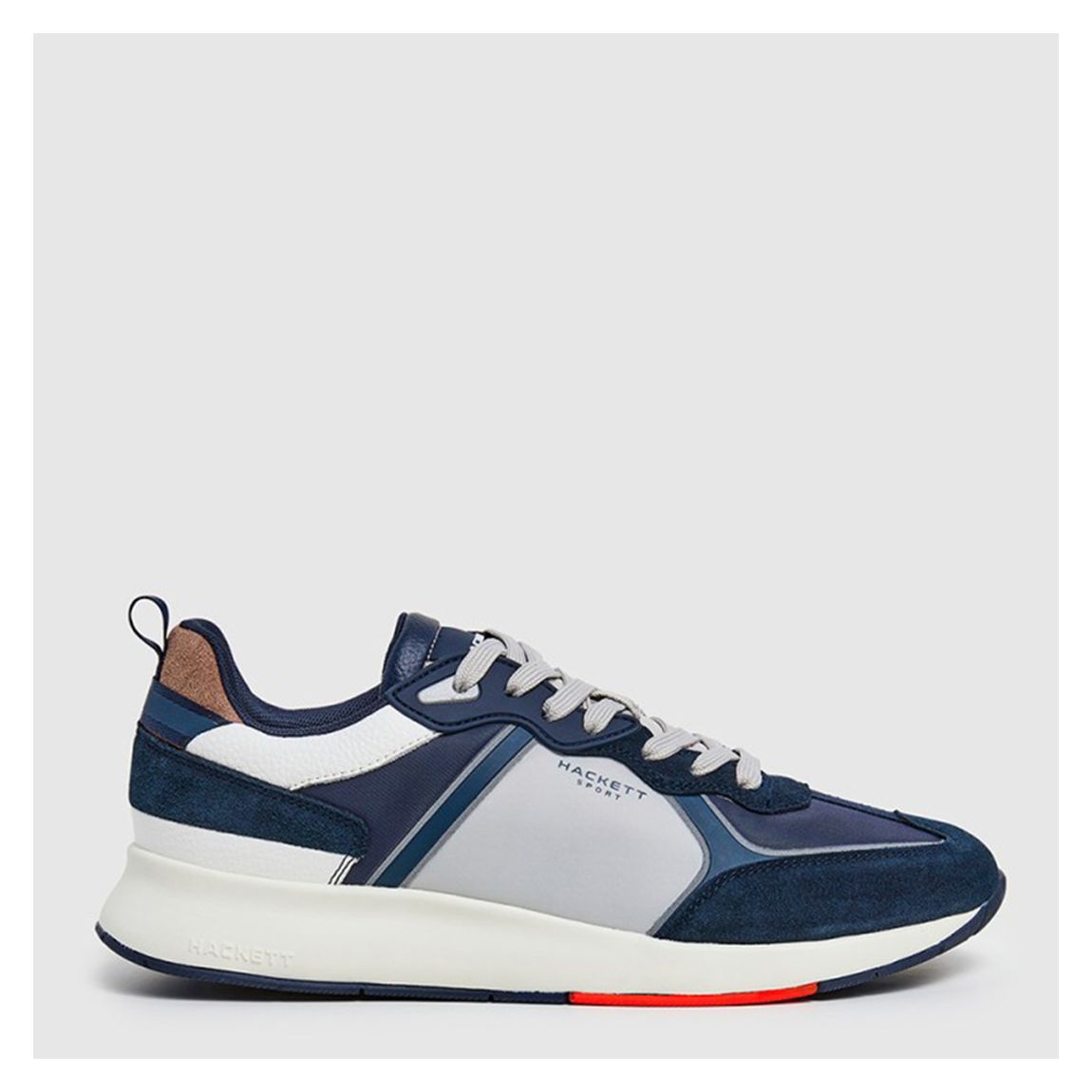 Navy/White Suede Trainers main product photo