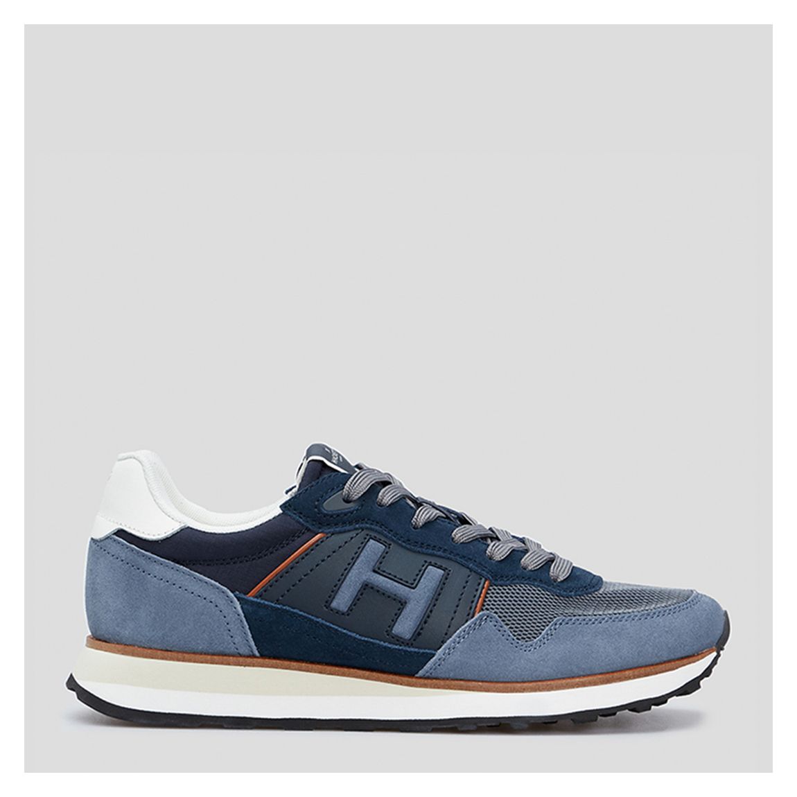 Blue Suede Mesh Trainers main product photo