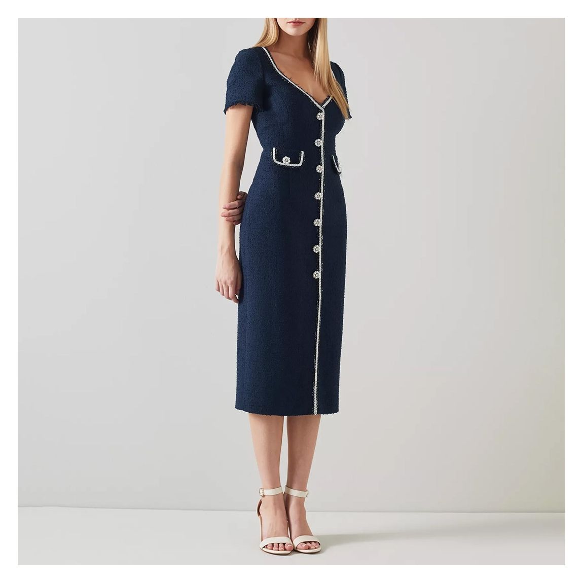 Navy Angie Dress main product photo