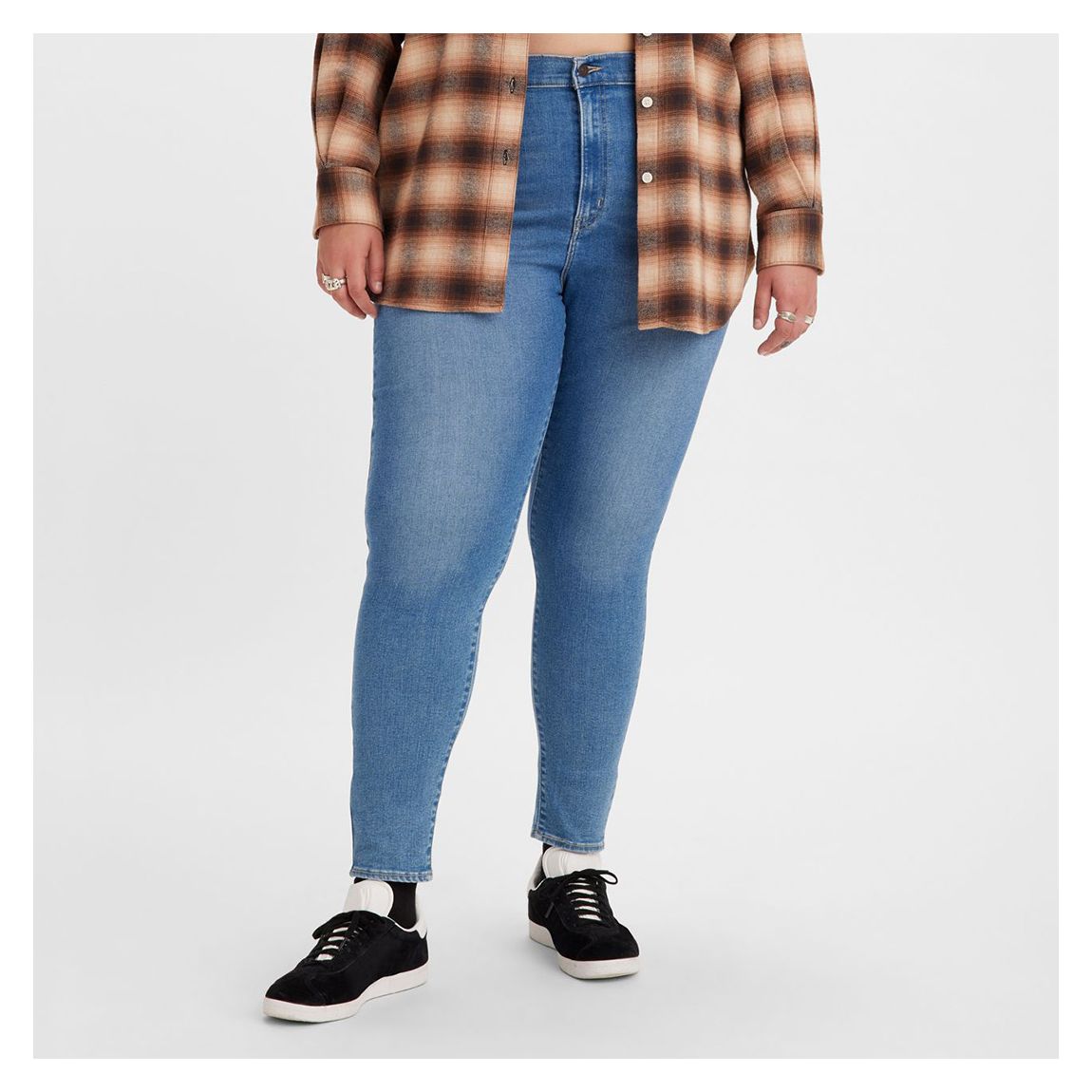 Blue Plus Mile High Waist Stretch Jeans main product photo