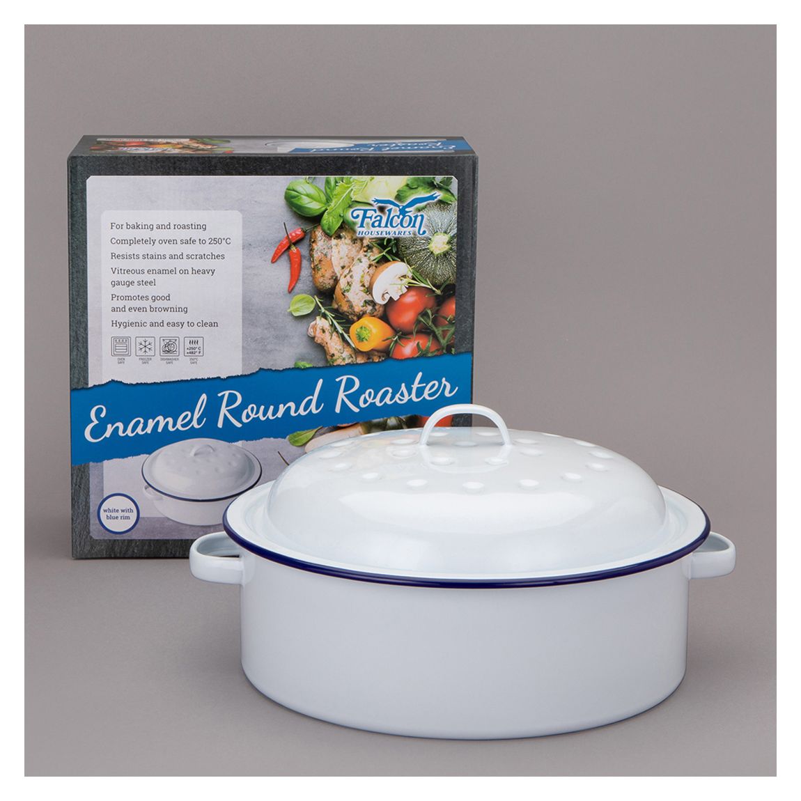 Oval Roaster Pan and lid, 26cm main product photo