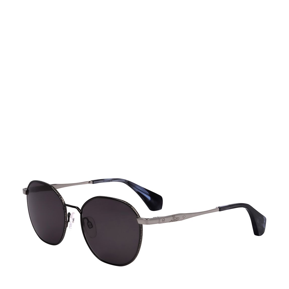Dark Gun Round Sunglasses 52mm main product photo