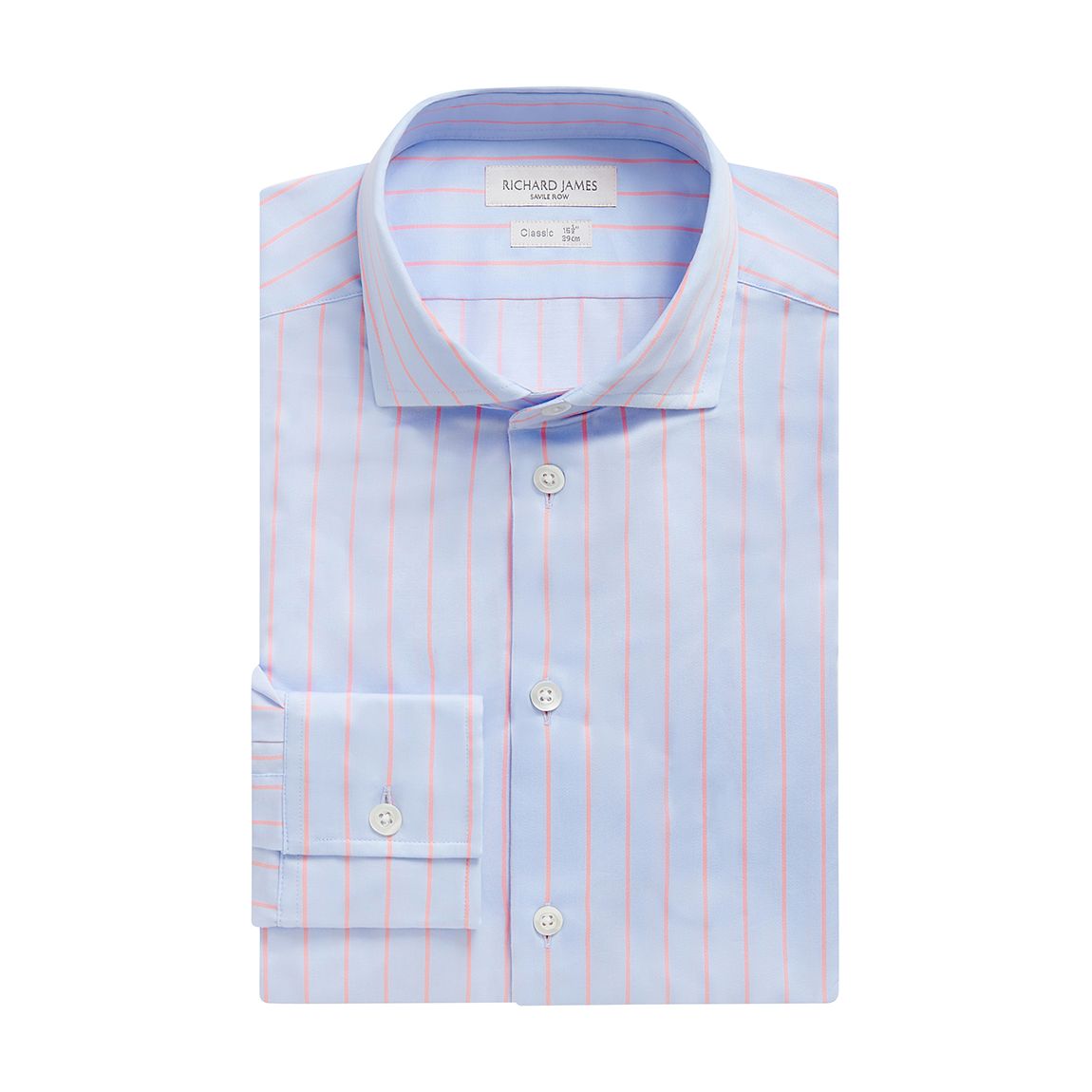 Sky Stripe Cotton Regular Fit Shirt main product photo