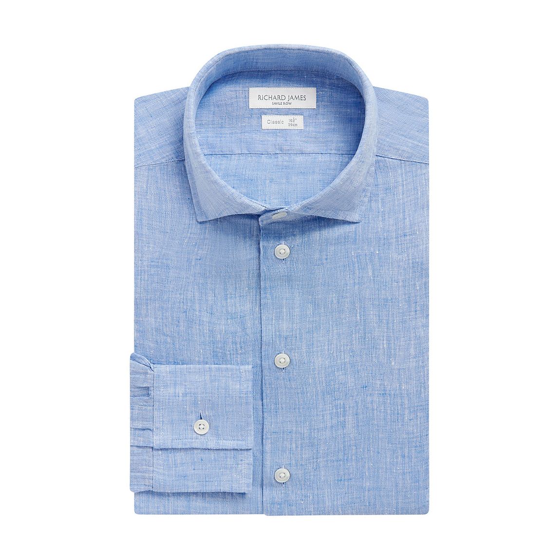 Denim Linen Regular Fit Shirt main product photo