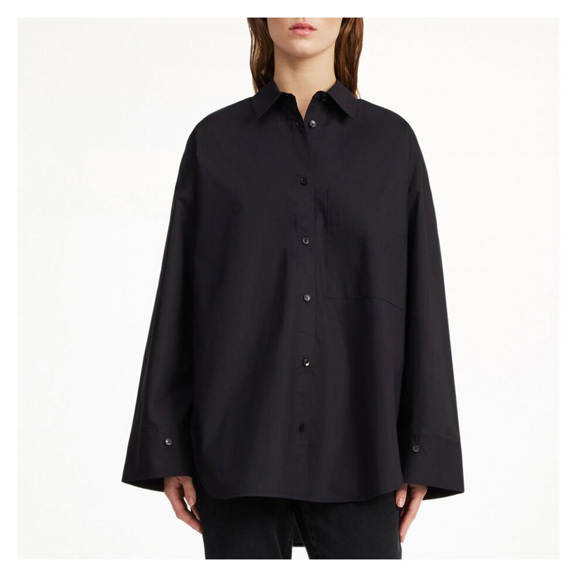 Black Derris Organic Cotton Shirt main product photo