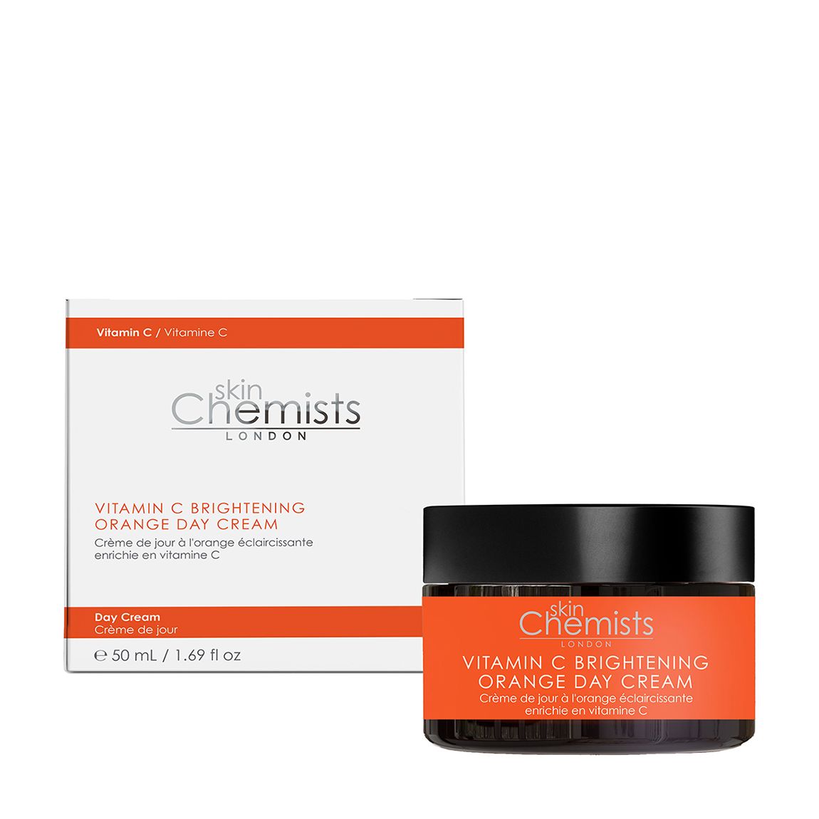 skinChemists Vitamin C Brightening Orange Day Cream 50ml main product photo