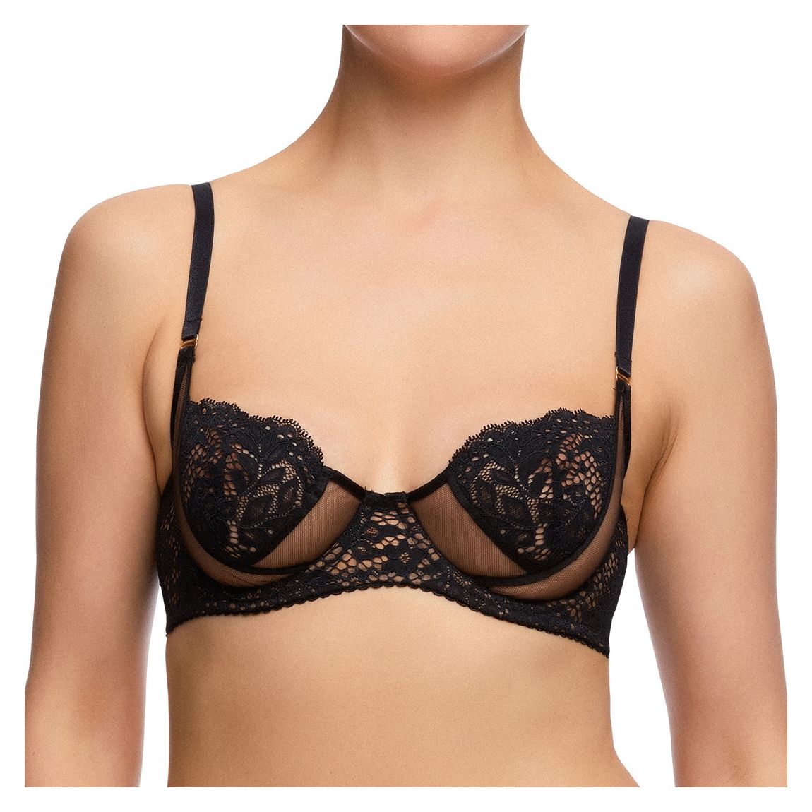 Black Fauve Underwire Bra main product photo