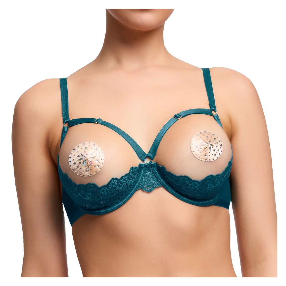 Green Mad Xxx Underwire Bra main product photo