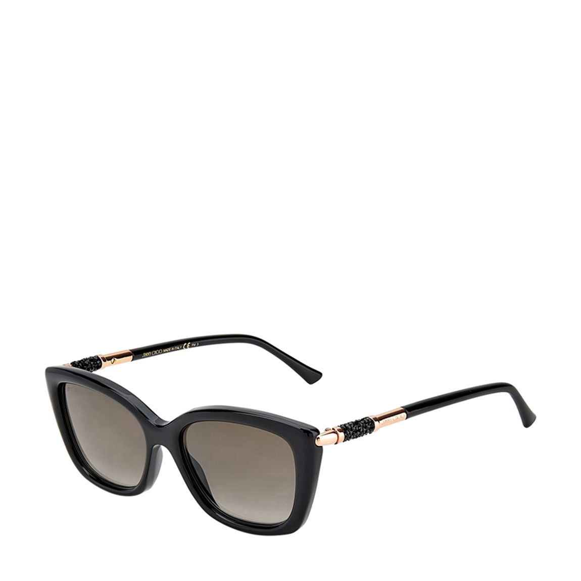 Women's Black Jimmy Choo Sunglasses 54mm main product photo