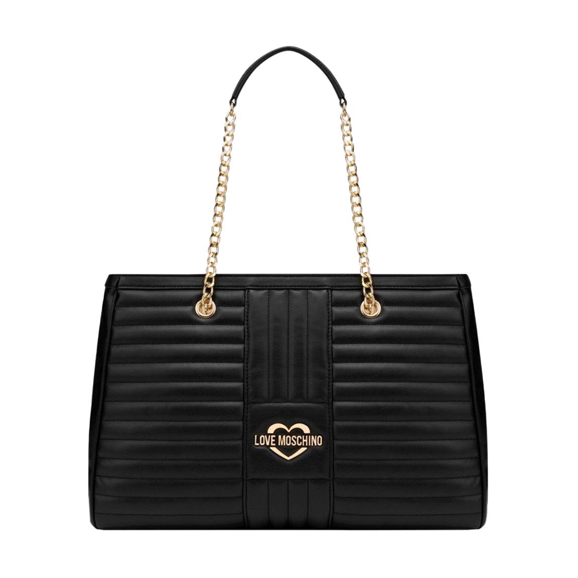 Black Leather Shoulder Bag main product photo