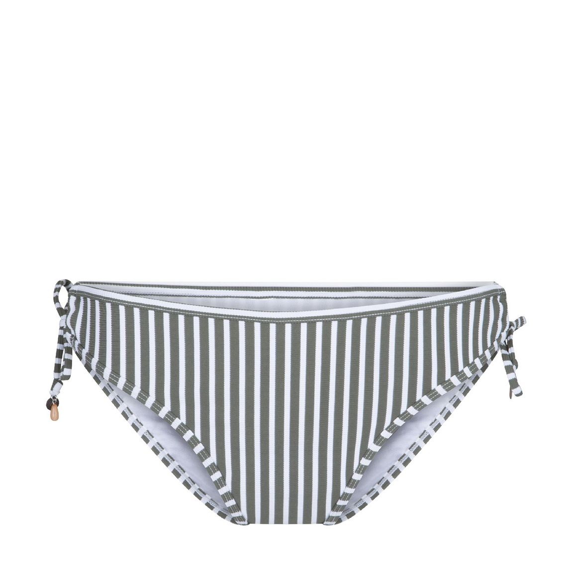 Green Stripe Tie-Side Bikini Brief main product photo