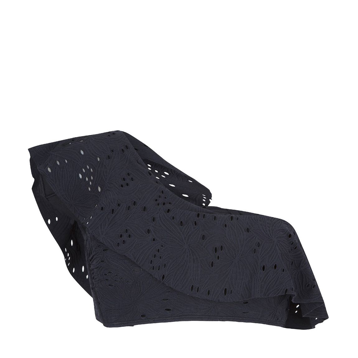 Black One Shoulder Bandeau Bikini Top main product photo