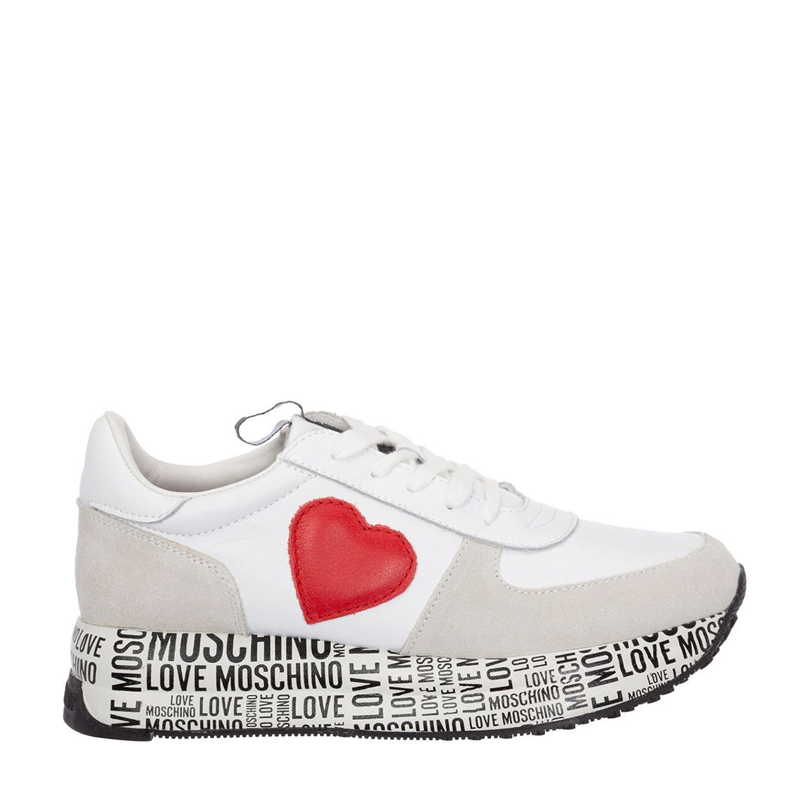White Logo Print Donna Trainers main product photo