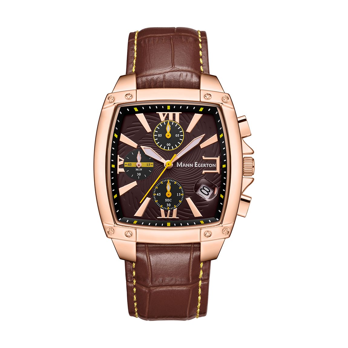 Men's Rose Gold Mann Egerton Observer Watch 40mm main product photo