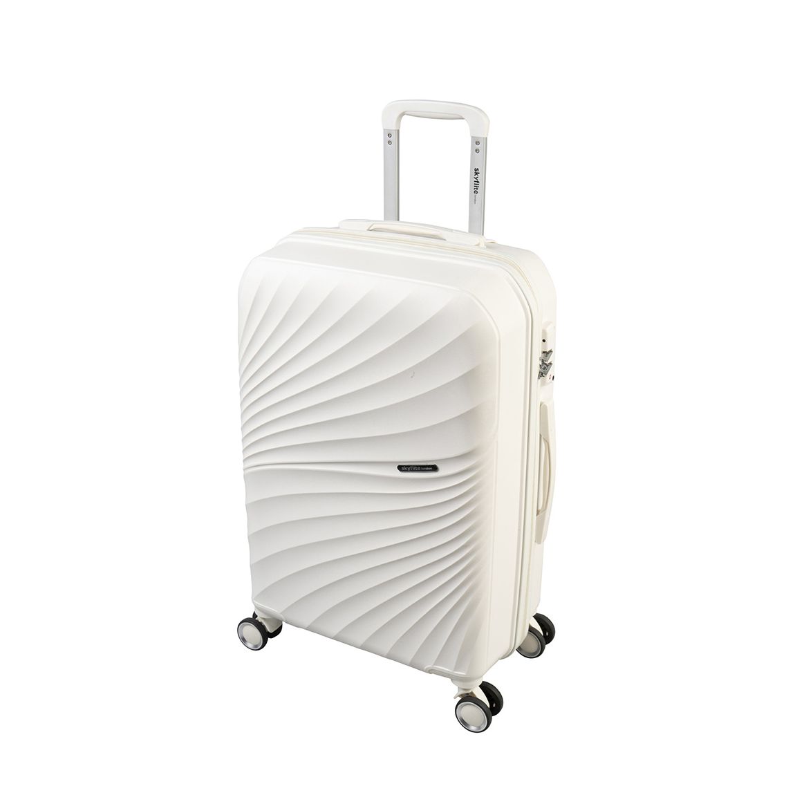 White Skyflite Rapide 76cm Trolley Case main product photo