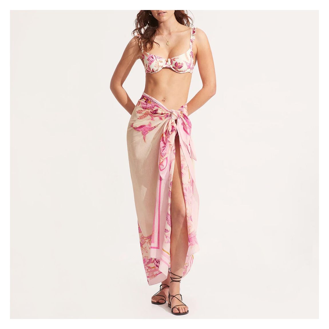 Pink Silk Road Silk Road Sarong main product photo