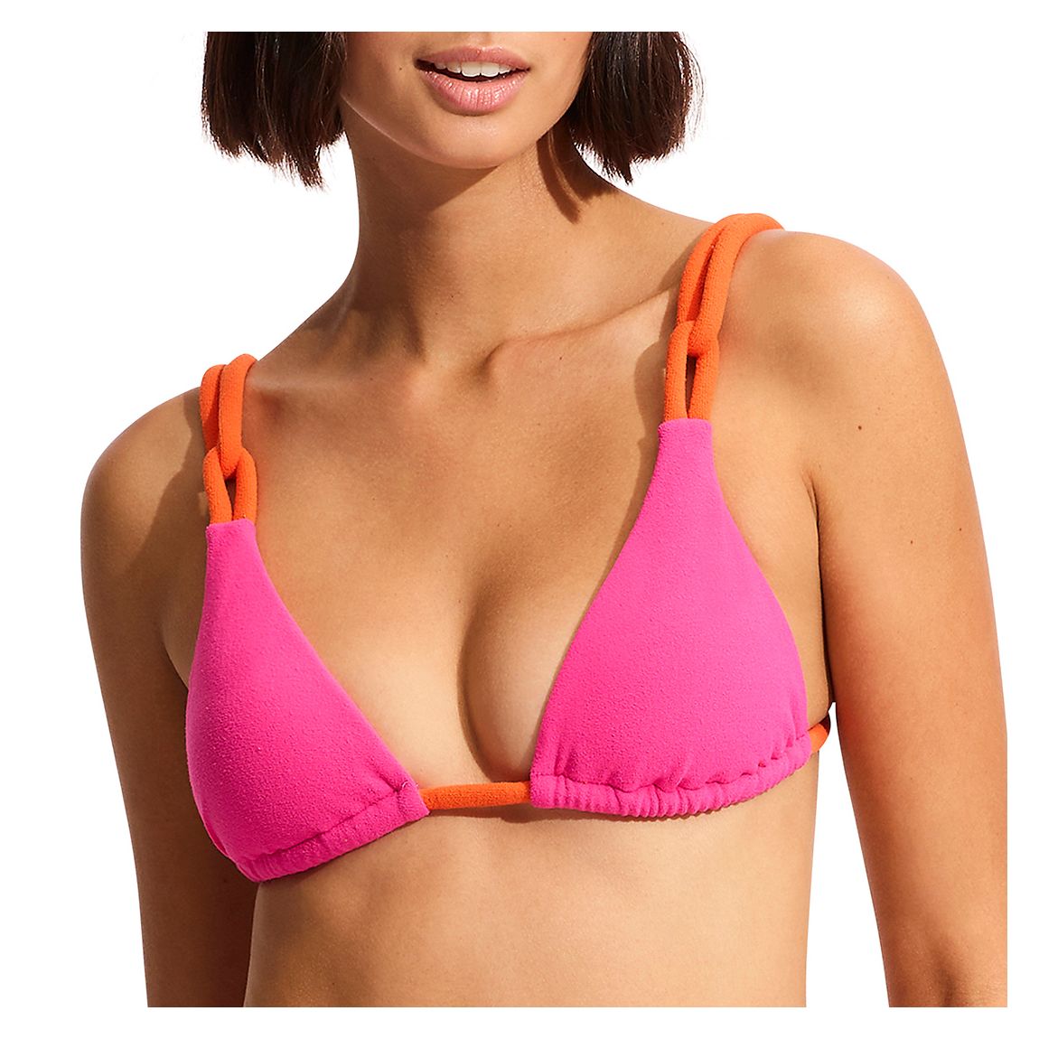 Pink Coco Beach Slide Triangle Top main product photo