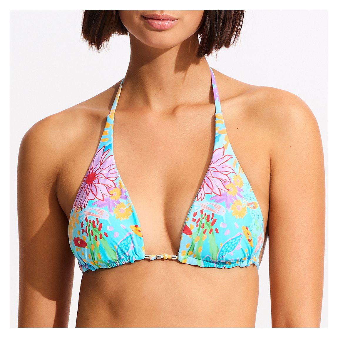 Blue Mist Under The Sea Reversible Longline Slide Top main product photo