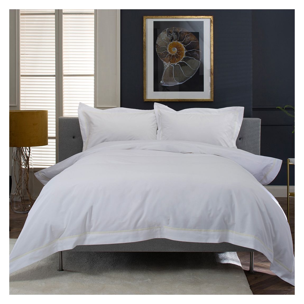 Hampstead Double Duvet Set, Cream main product photo