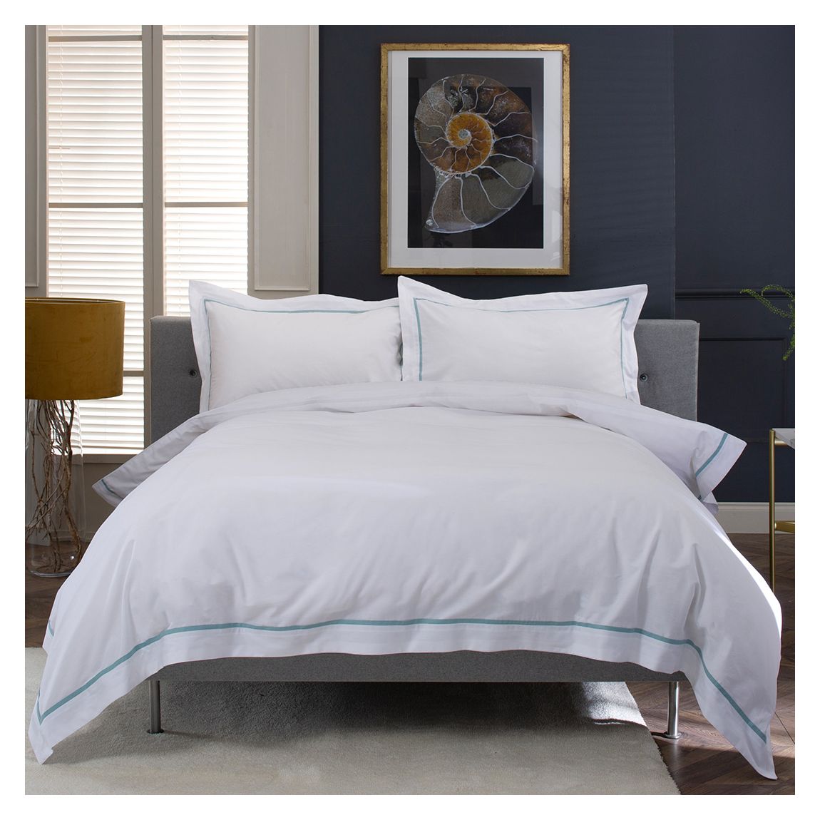 Hampstead Double Duvet Set, Light Blue main product photo