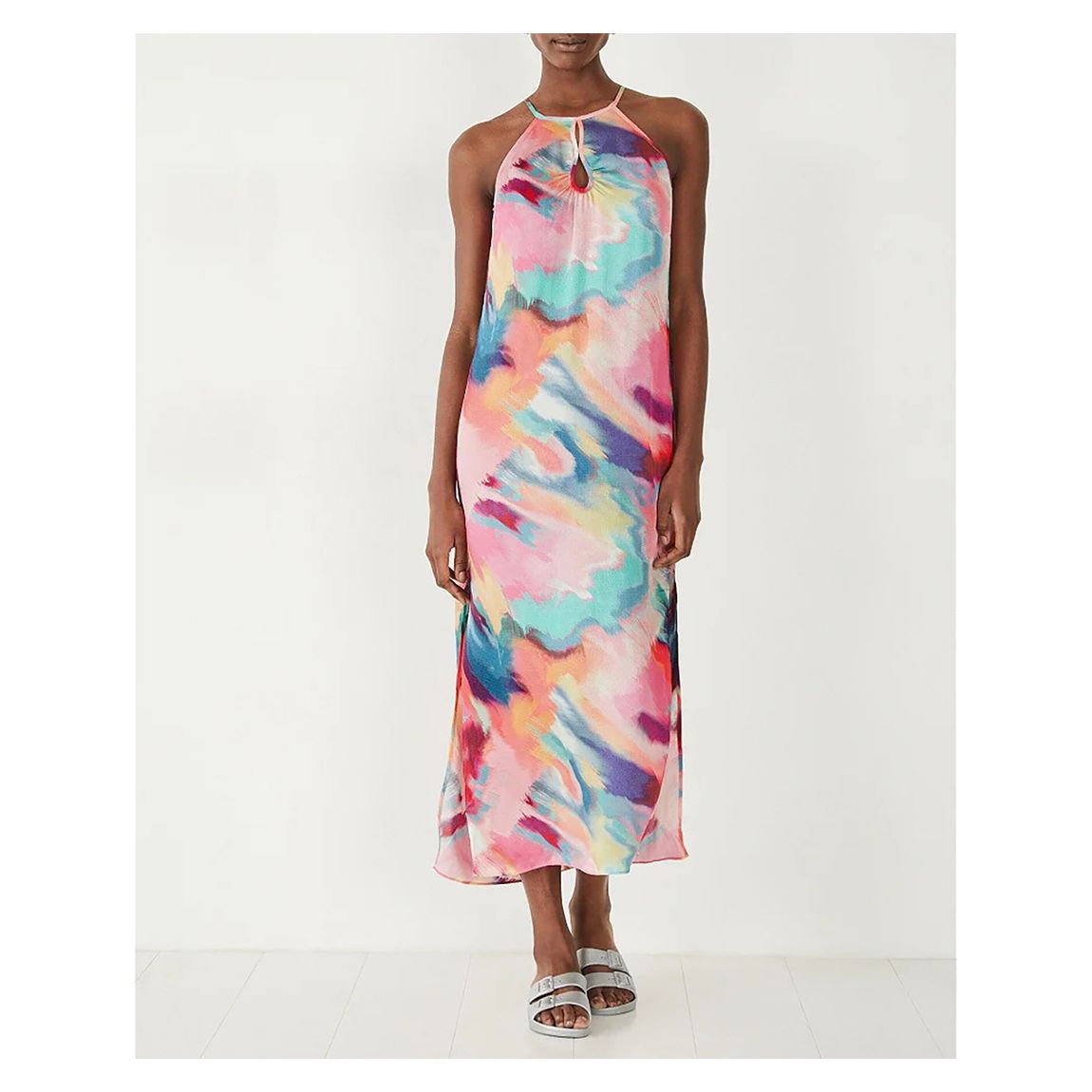Multi Nazli Halter Midi Dress main product photo
