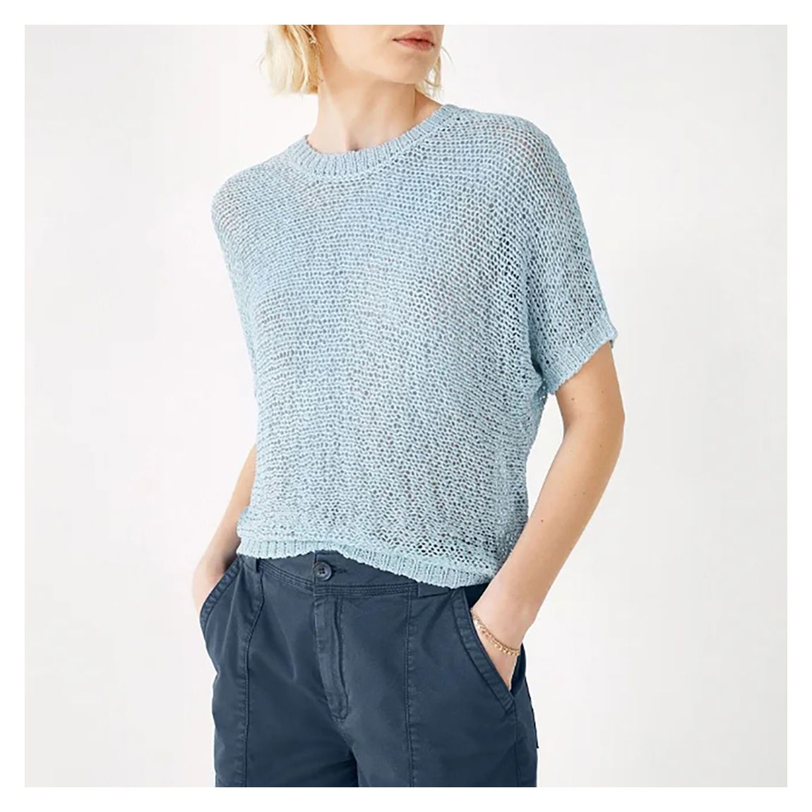 Blue Liberty Kimono Sleeve Jumper main product photo