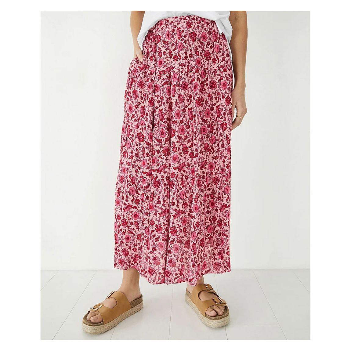 Pink Attlee Maxi Skirt main product photo
