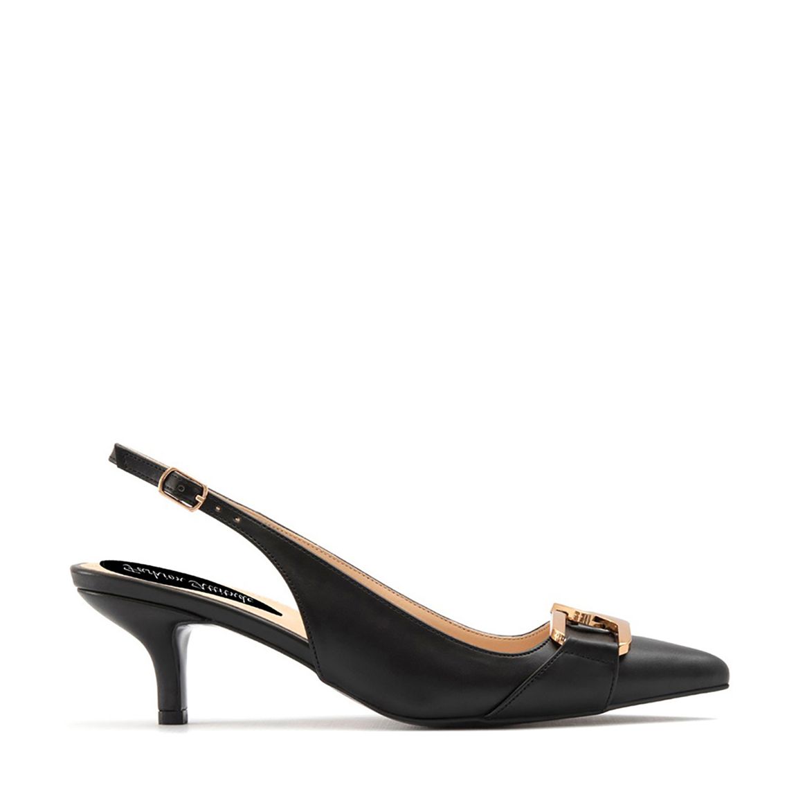 Black Slingback Heeled Shoes main product photo