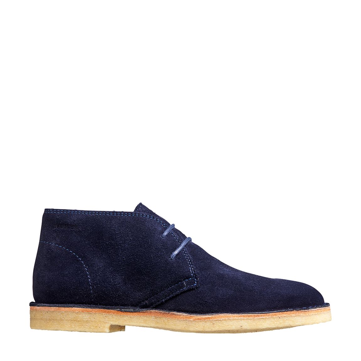 Navy Suede Monty Lace Up Boots main product photo