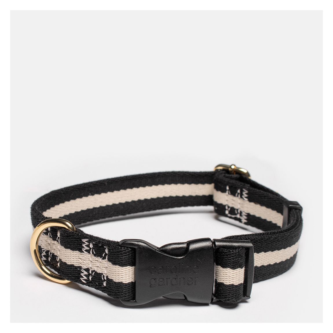 Black/White Dog Collar M/L main product photo