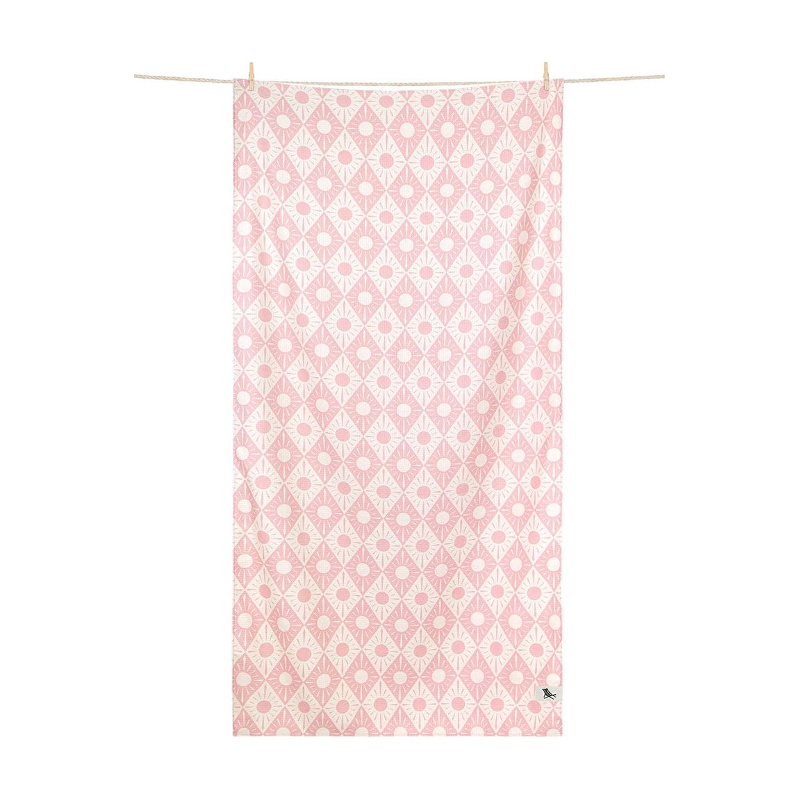 Large Bath Towel, Diamond Pink main product photo