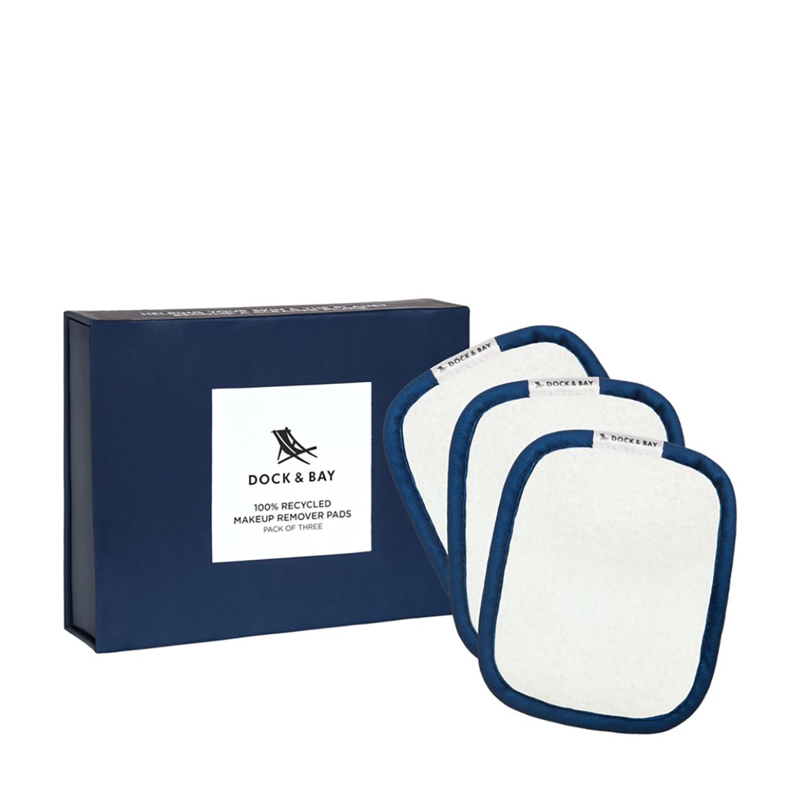Reuseable Makeup Removers - Whitsunday Blue - 3 Pack main product photo