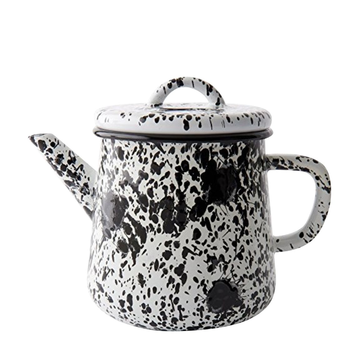 Monochrome White Patterned Teapot main product photo