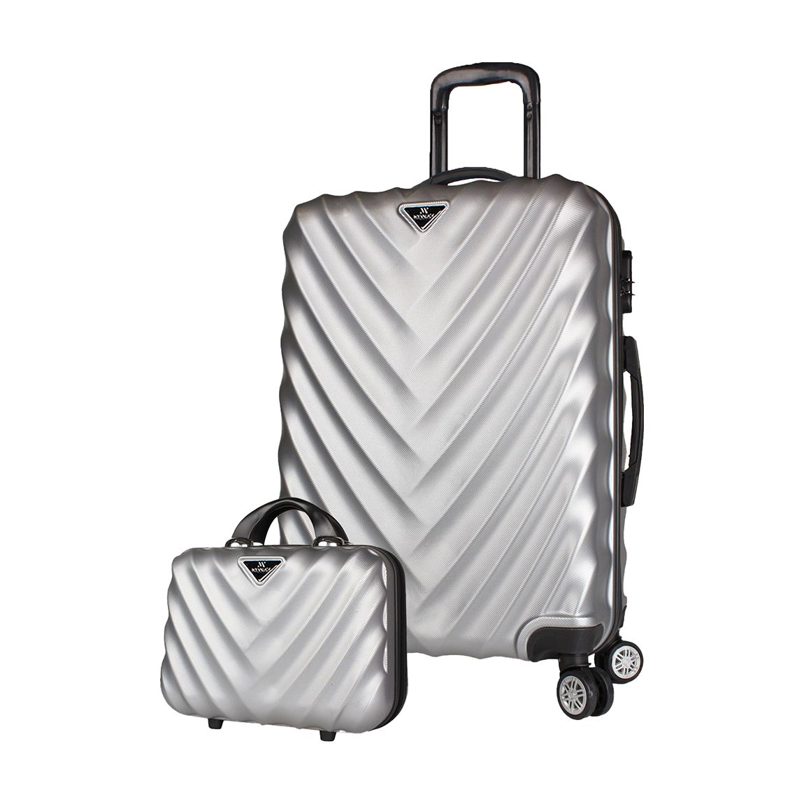 Grey Suitcase 2 Piece Set main product photo