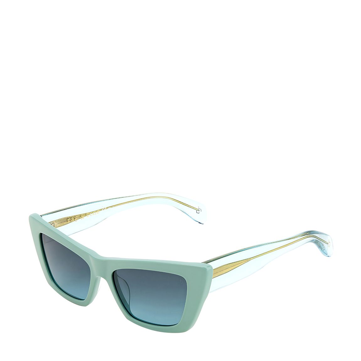 Green Rectangular Sunglasses 53mm main product photo