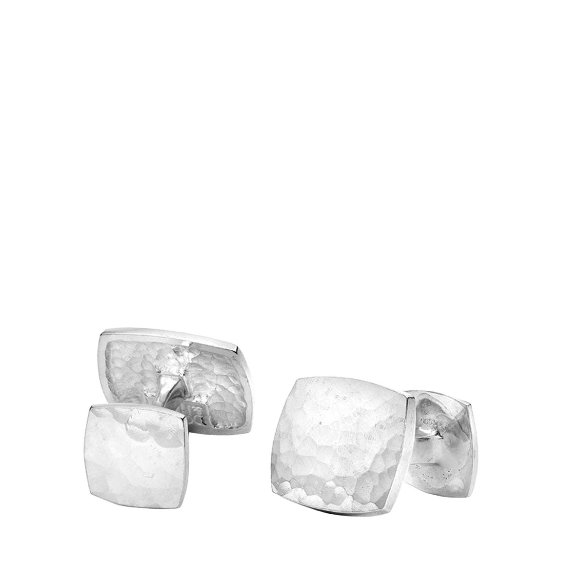 Silver Rectangular Engravable Story Cufflinks main product photo