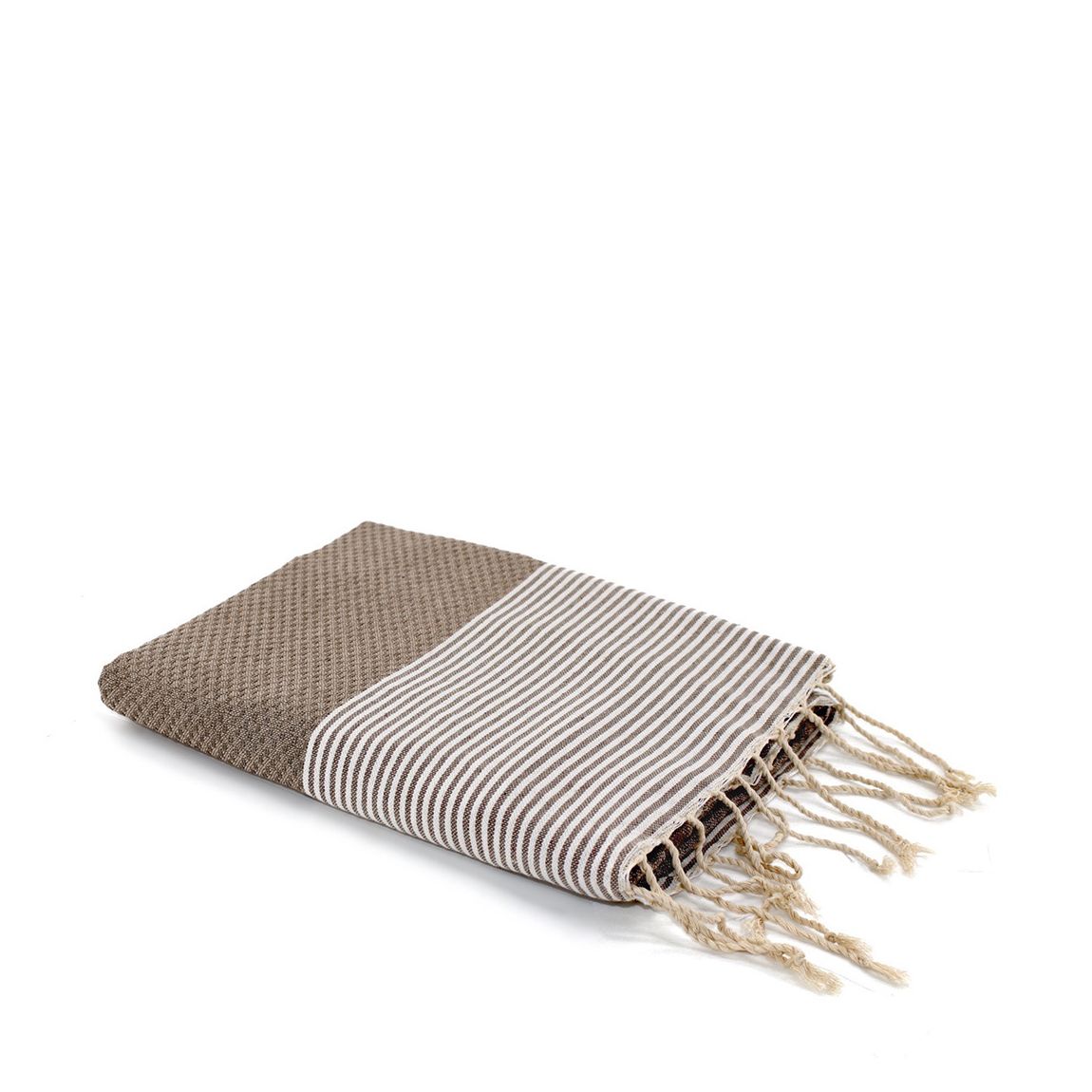 Ibiza Honeycomb Fouta, Light Taupe main product photo