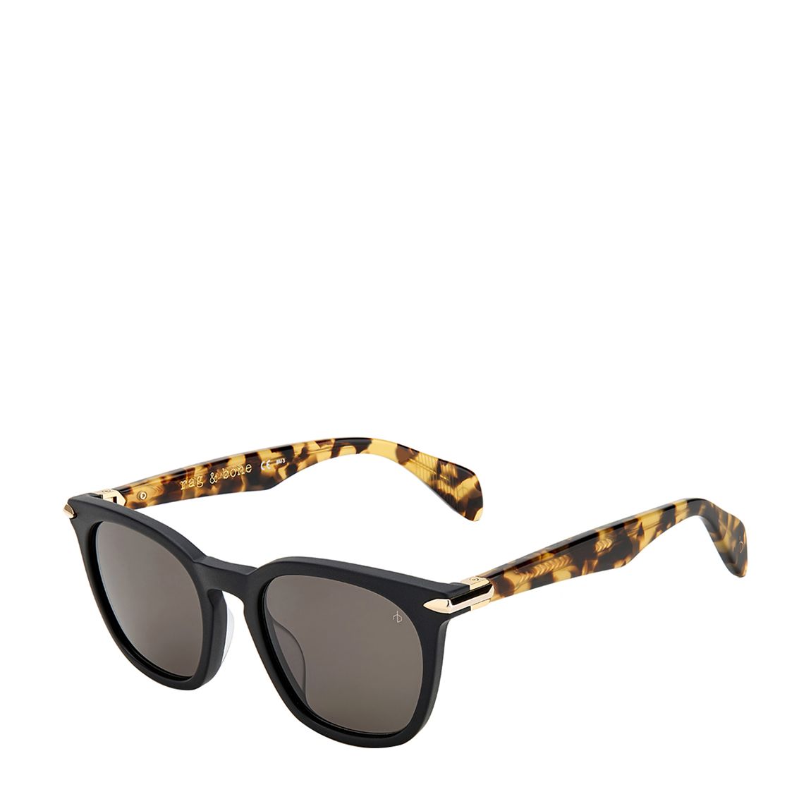 Matte Black 2 Rectangular Sunglasses 50mm main product photo