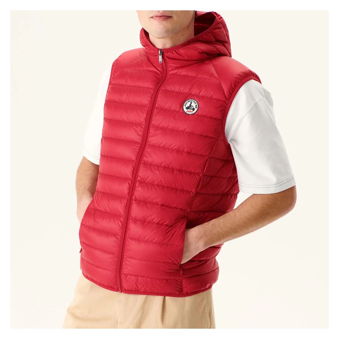 Red Pat Packable Gilet main product photo