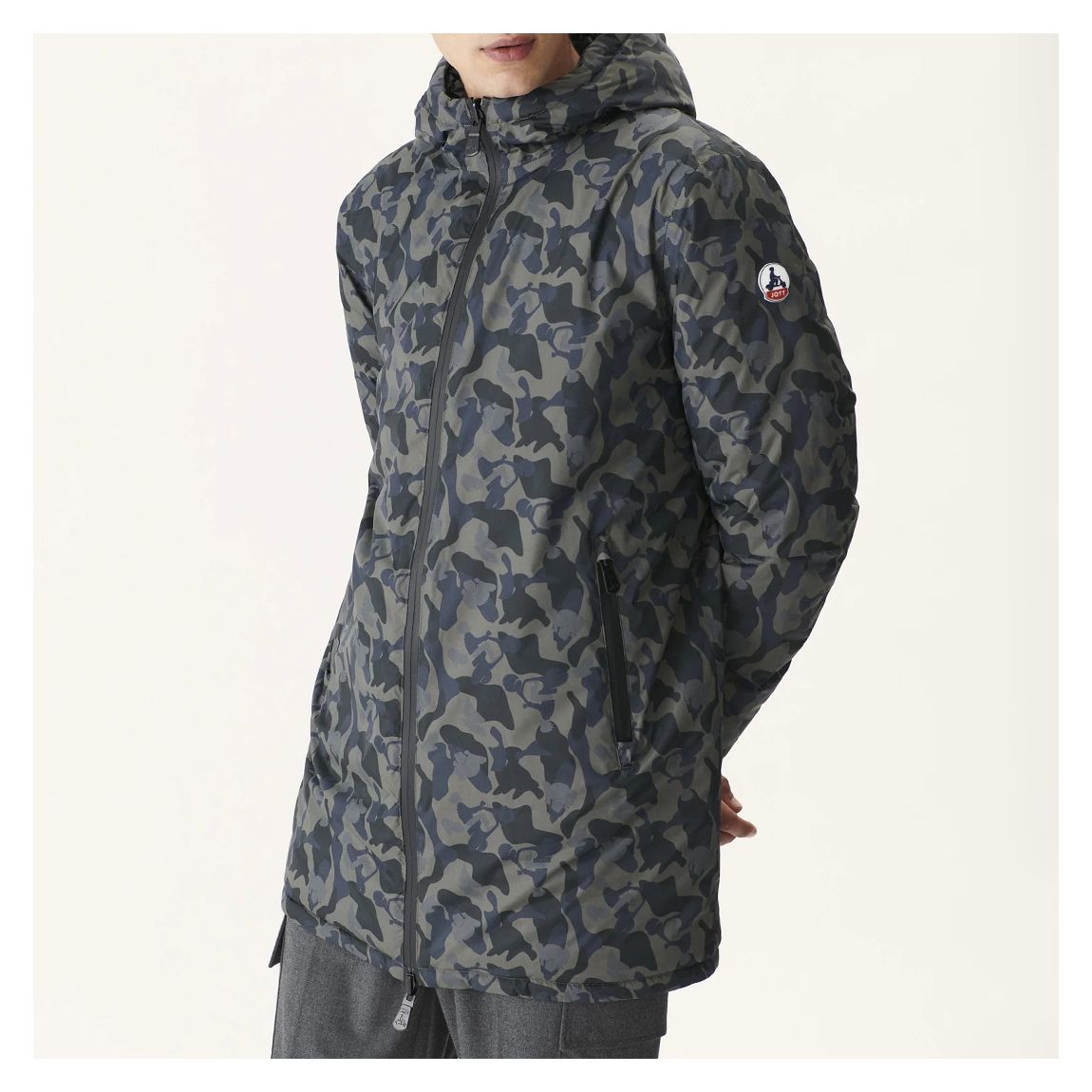 Khaki Camo Reversible Waterproof Jacket main product photo