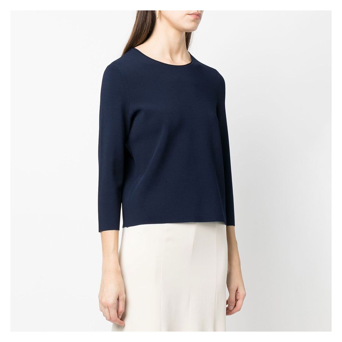 Navy Round Neck Jumper main product photo