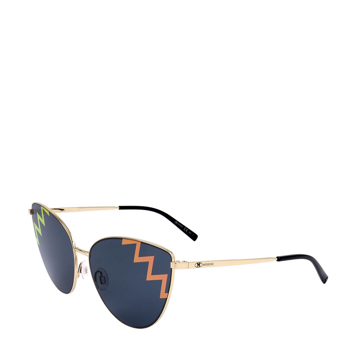 Gold Cat Eye Sunglasses 61mm main product photo