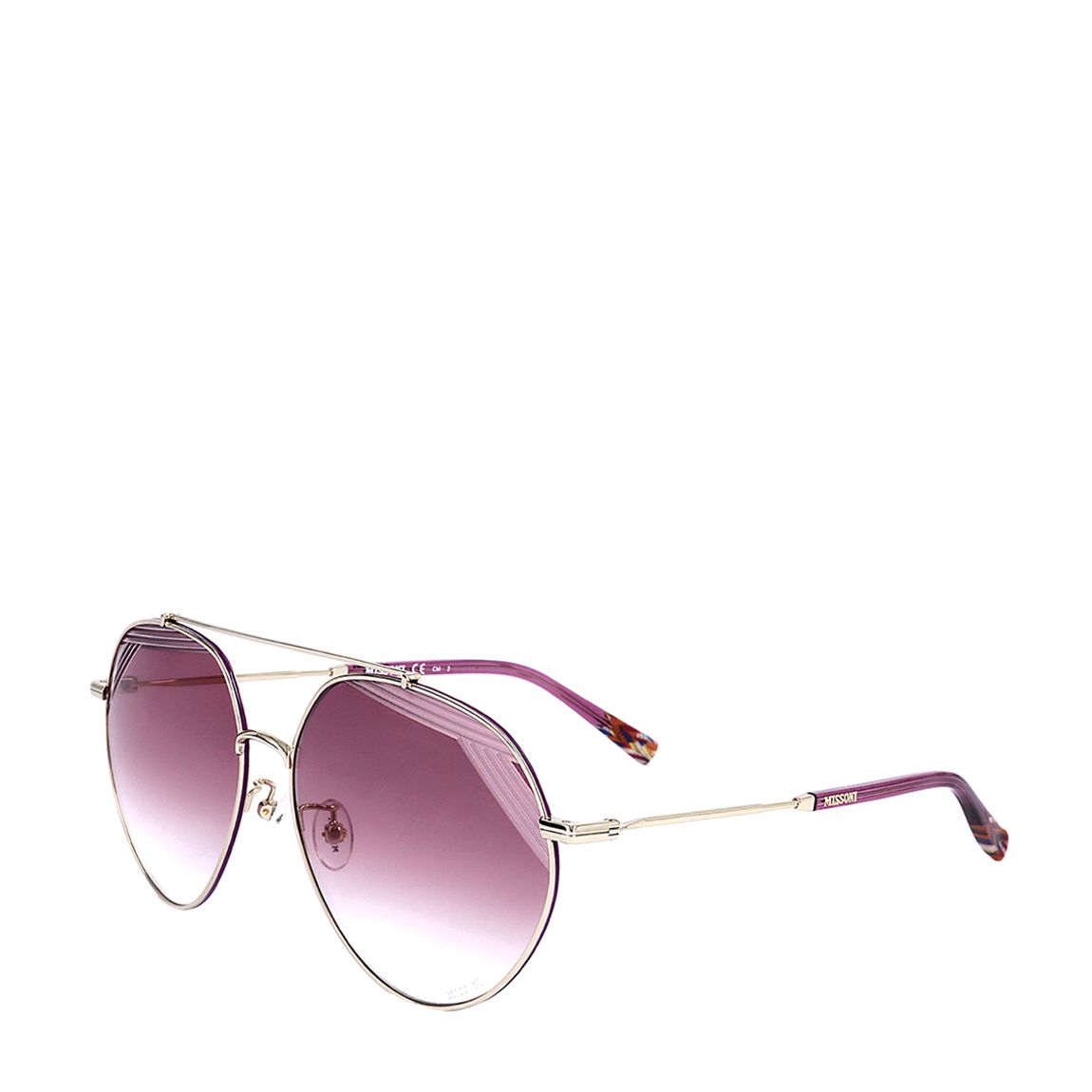 Gold Cherry Round Sunglasses 60mm main product photo