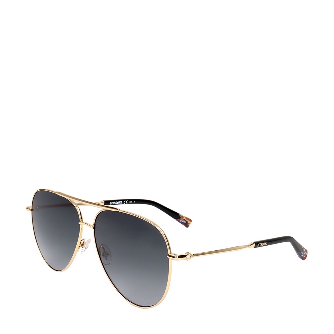 Rose Gold Aviator Sunglasses 60mm main product photo